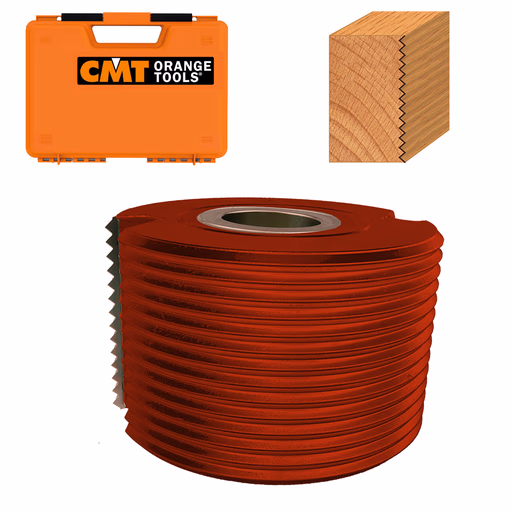 Korte driehoekverlijmfrees in HW D=120mm B=30mm Hd=3mm Z2 · TE503.07.30.Z2