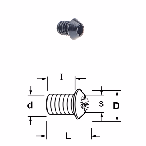 Torx schroef D=4mm S=T15