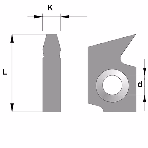 Enkele groeftand L=26mm K=6mm · 790.935.A1