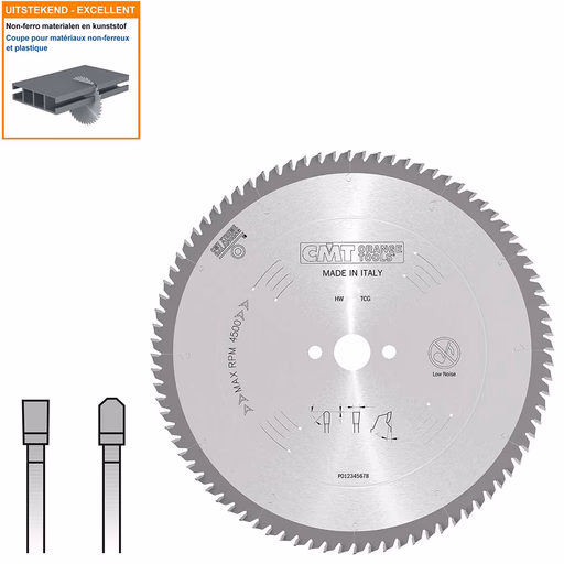 Cirkelzaag voor non-ferro metalen D=500mm K=4,3mm P=3,5mm Z120 · 284.120.20M