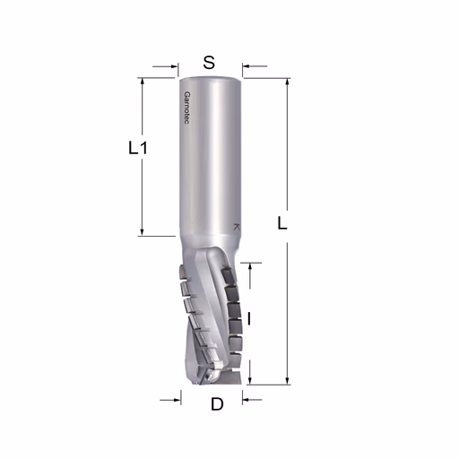 Diamantfrees negatieve PCD Z3+1 Turbo D=18mm L=92mm I=30mm (17+1 PCD)