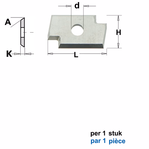 HWM Profielmes voor bossingfrees art. 05102 L=19mm · 790.638.101