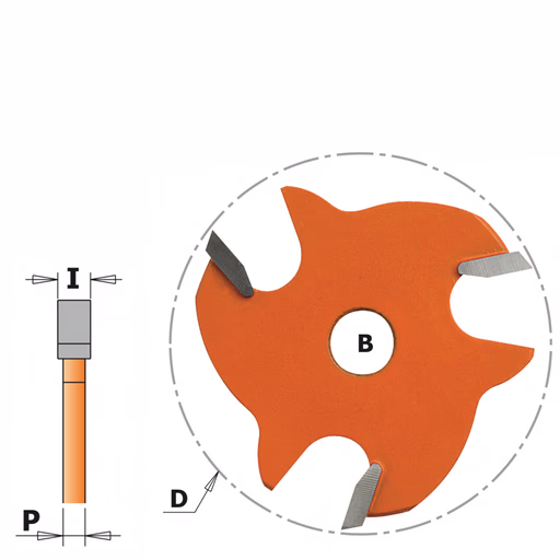 Schijffrees, HW D=47,6mm B=8mm I=1,5mm P=1,07mm