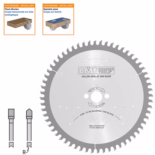 Hol/Dak platenzaag voor tweezijde afwerking D=220mm B=30mm K=3,2mm Z42 · 287.043.09M