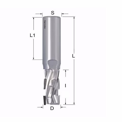 Diamantfrees PCD Z2+2 Nesting D=18mm L=94mm I=35mm (8 PCD+1 HM)