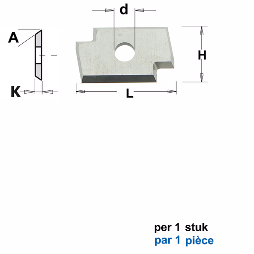 HWM Profielmes voor bossingfrees art. 05102 L=19mm · 790.638.201