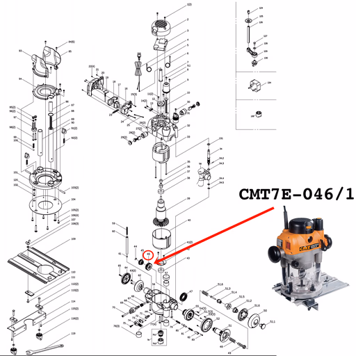 Tandwiel · CMT7E-046/1