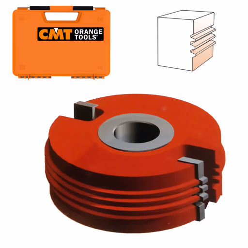 Korte driehoekverlijmfrees in HW D=120mm B=30mm Hd=5mm Z2 · TE503.04.30.Z2