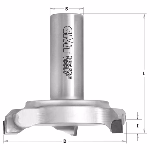 Diamant profielfrees voor Nesting D=80mm L=70mm I=8mm Z3