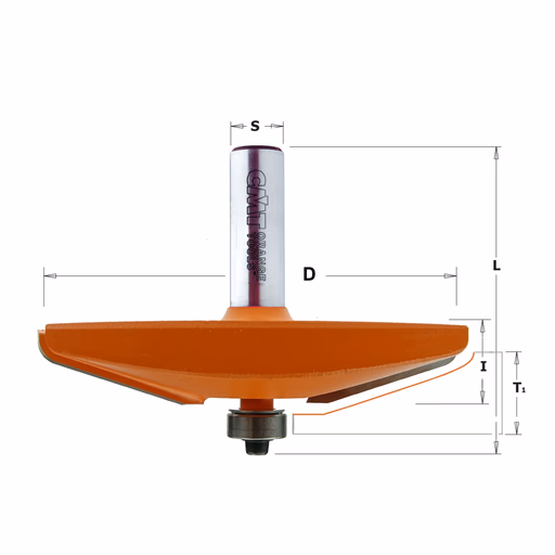 Horizontale bossingfrees, HW D=89mm S=12mm L=64mm I=15mm · 990.506.11