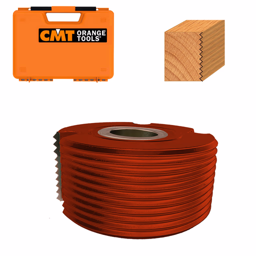 Korte driehoekverlijmfrees in HW D=140mm B=30mm Hd=3mm Z3 · TE503.06.30.Z3