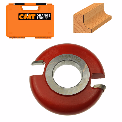 Bolle HW-afrondfrees met gesoldeerde snijplaten D=180mm Hd=55mm R=40mm Z2