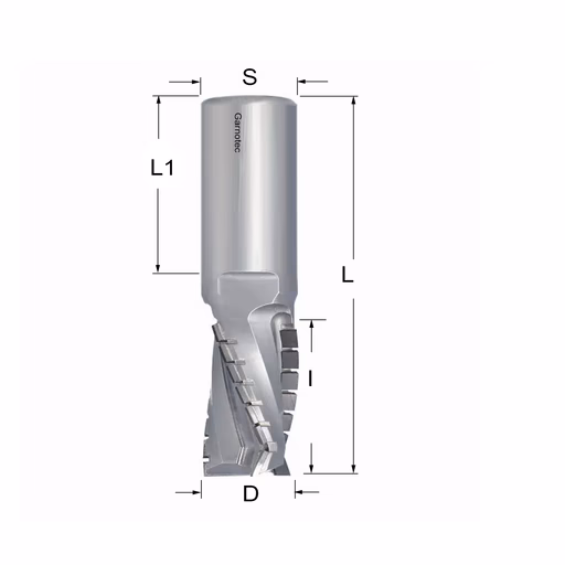 Diamantfrees negatieve PCD Z3+1 Turbo D=25mm L=96mm I=35mm (20+1 PCD)