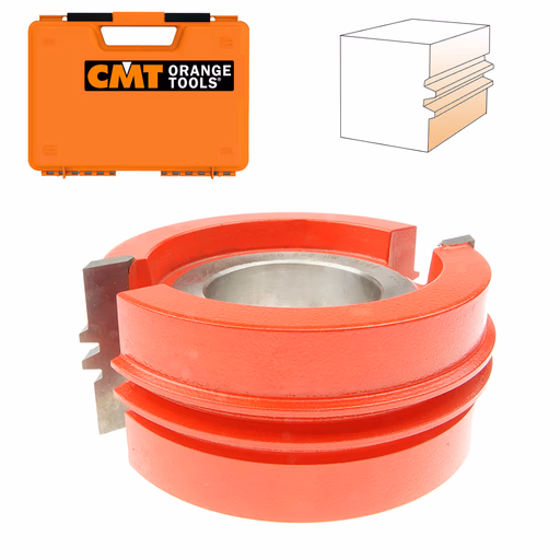 Korte driehoekverlijmfrees in HW D=120mm B=50mm Hd=5mm Z2 · TE503.03.50.Z2
