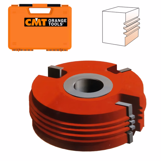 Korte driehoekverlijmfrees in HW D=140mm B=30mm Hd=5mm Z3 · TE503.04.30.Z3
