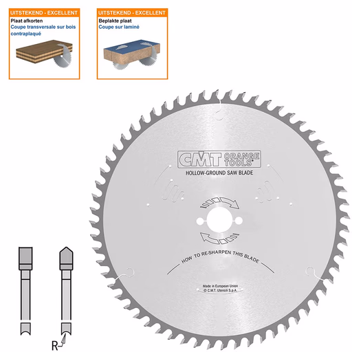 Hol/Dak platenzaag voor tweezijde afwerking D=220mm B=30mm K=3,2mm Z42 · 287.042.09M