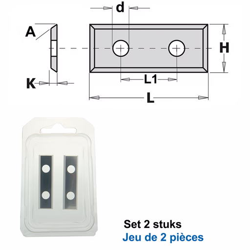 HWM wisselmessen (per 2 st.) L=49,5mm K=1,5mm H=9mm · 790.496.09PP