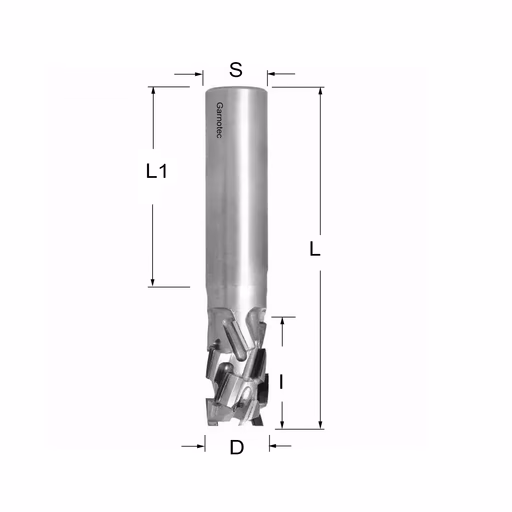 Diamantfrees positieve PCD Z3+3 Nesting FAST D=16mm L=85mm I=25mm Z2+2 (11+1 PCD)