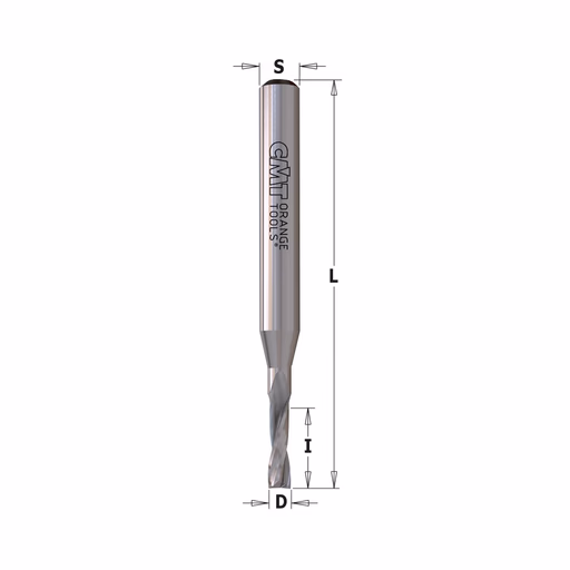 Positieve spiraalfrees, HWM D=3,5mm S=6mm L=60mm I=12mm