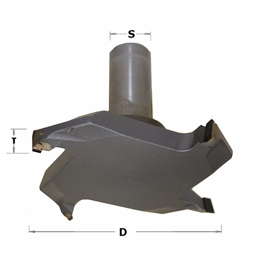 Diamant PCD, vlakfrees D=80mm I=6mm Z4
