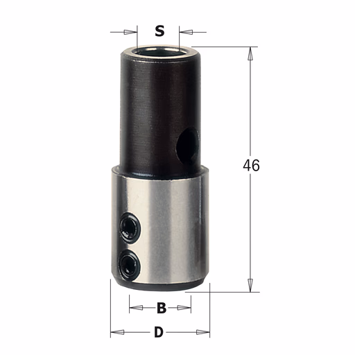 Boorhouder, rechts D=19,5mm S=M10 B=10mm · 359.000.01