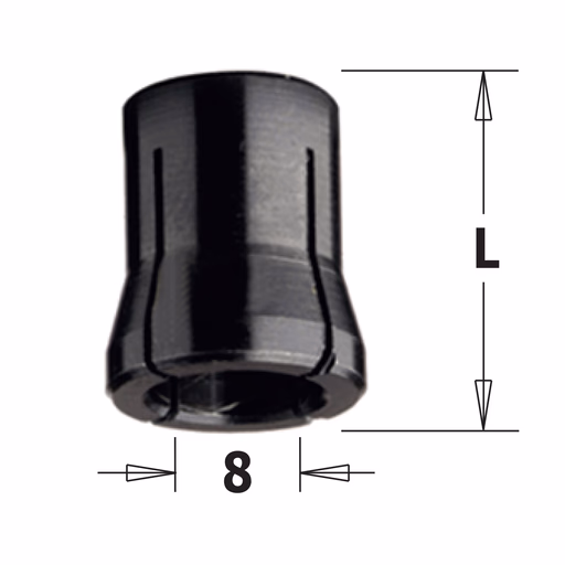 Spantang B=8mm L=14mm