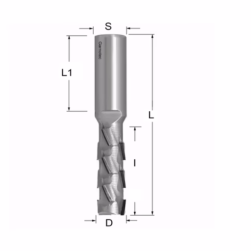 Diamantfrees PCD Z2+2 Nesting PRO D=18mm S=18mm L=94mm I=52mm