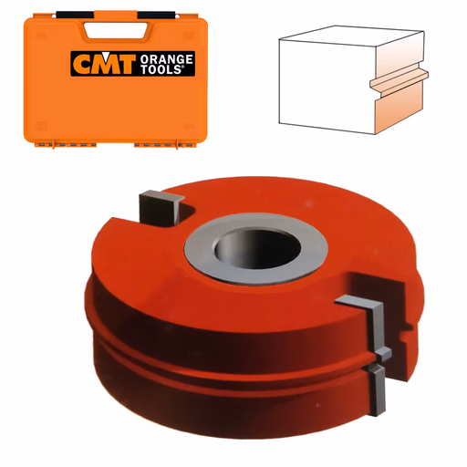 Korte driehoekverlijmfrees in HW D=120mm B=30mm Hd=5mm Z2 · TE503.02.30.Z2
