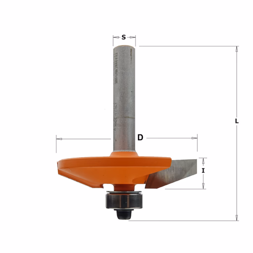 Horizontale bossingfrees, HW D=47,6mm S=8mm L=58mm I=9,5mm · 990.012.11