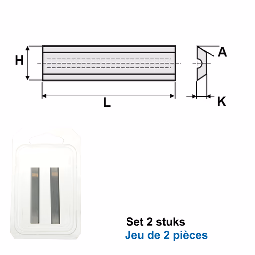 HWM wisselmessen Leitz-Systeem"(per 2 st.)" L=50mm K=1,5mm
