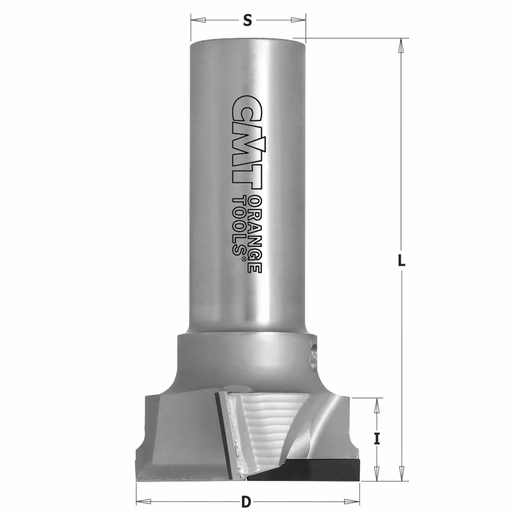 Diamant profielfrees voor Nesting D=50mm L=75mm I=14mm Z2+2