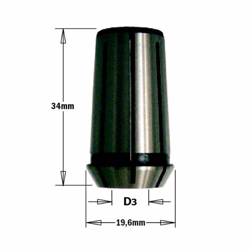 Spantang B=6mm L=34mm