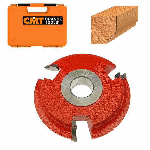 Holle HW-afrondfrees met gesoldeerde snijplaten D=140mm Hd=45mm R=7,5mm Z3