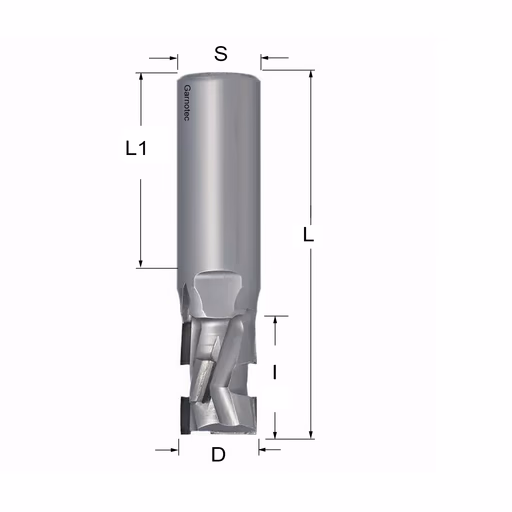 Diamantfrees PCD Z2+2 Nesting D=18mm L=84mm I=25mm (6 PCD+1 HM) · 142.180.62
