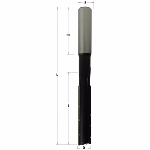 Langgatboor, links D=18mm S=13mm L=165mm I=110mm