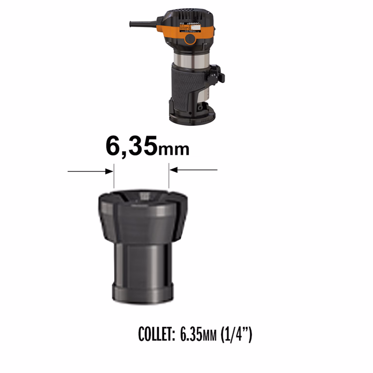 Spantang voor CMT12 B=6,35mm