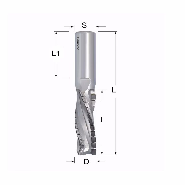 Diamantfrees negatieve PCD Z3+1 Turbo D=20mm L=116mm I=55mm (31+1 PCD)