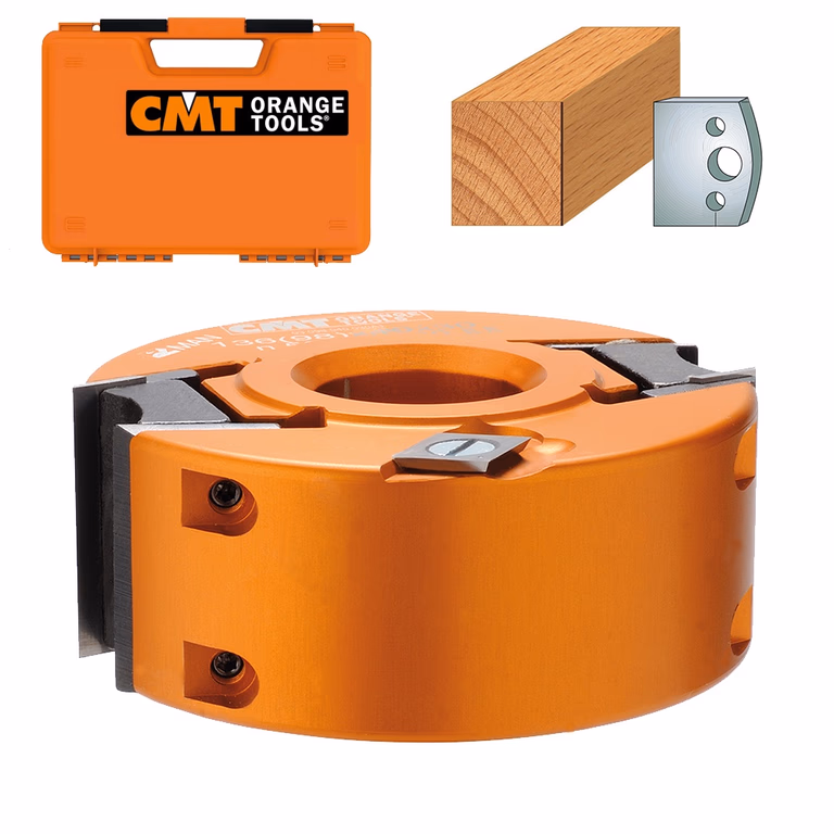 Rechte freeskop met HWM messen en SP profielmessen D=118mm B=40mm