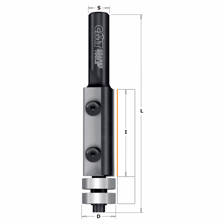 Rechte kantenfrees , HWM D=19,05mm L=113mm I=50mm