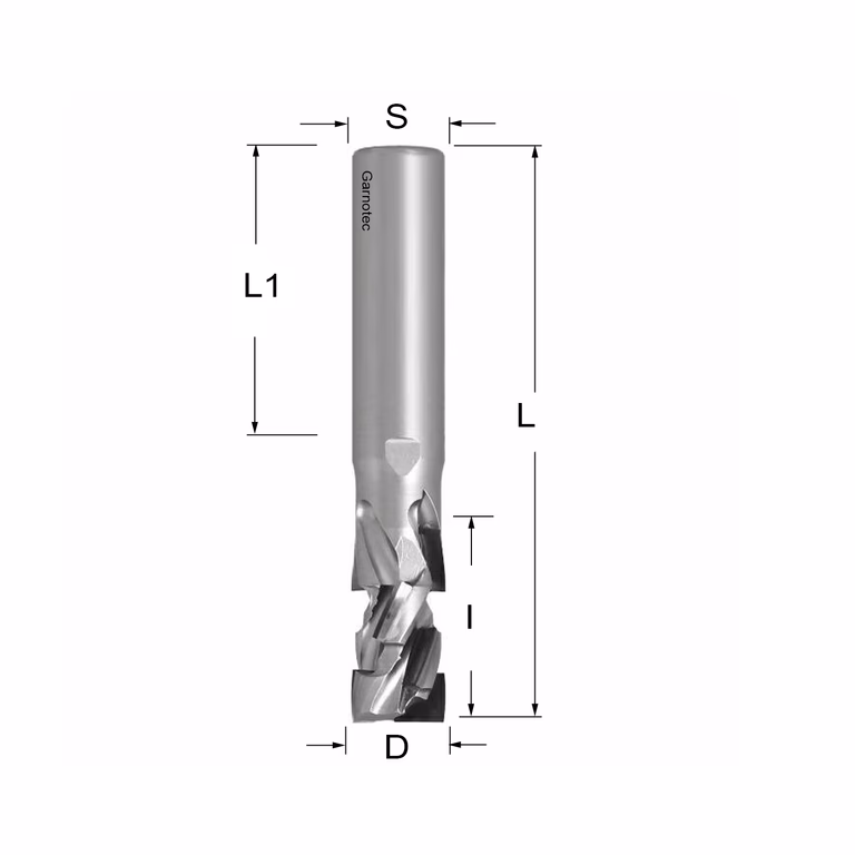 Diamantfrees positieve PCD Z2+2 Nesting FAST D=16mm L=91mm I=35mm (17+1 PCD)