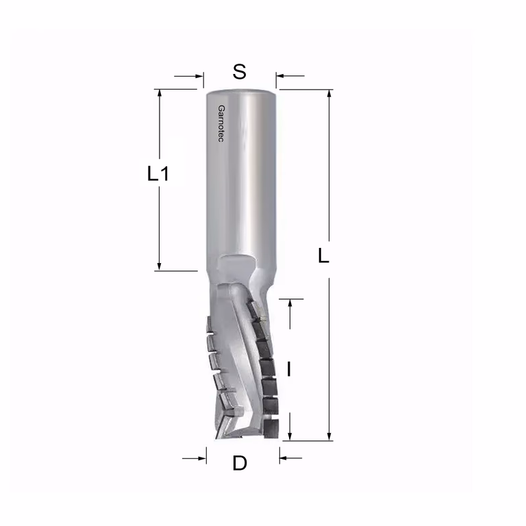 Diamantfrees negatieve PCD Z3+1 Turbo D=20mm L=96mm I=35mm (19+1 PCD)