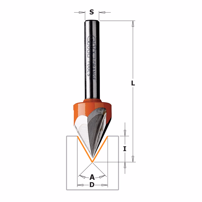 Laser point frees 60°, HW S=1/2" L=60mm I=11mm
