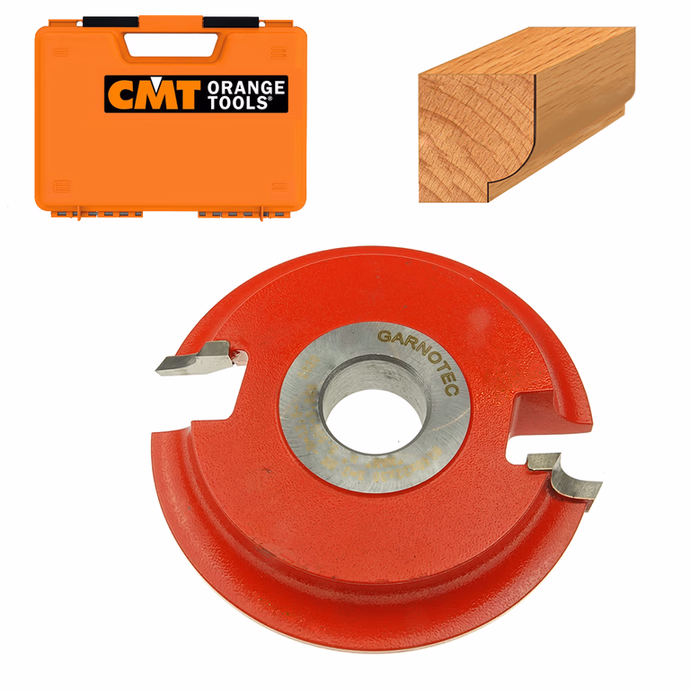 Holle HW-afrondfrees met gesoldeerde snijplaten D=140mm Hd=45mm R=20mm Z2