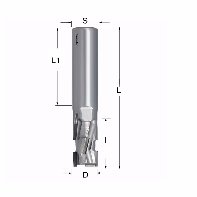 Diamantfrees PCD Z2+2 Nesting D=16mm L=86mm I=25mm (6 PCD+1 HM) · 142.160.62