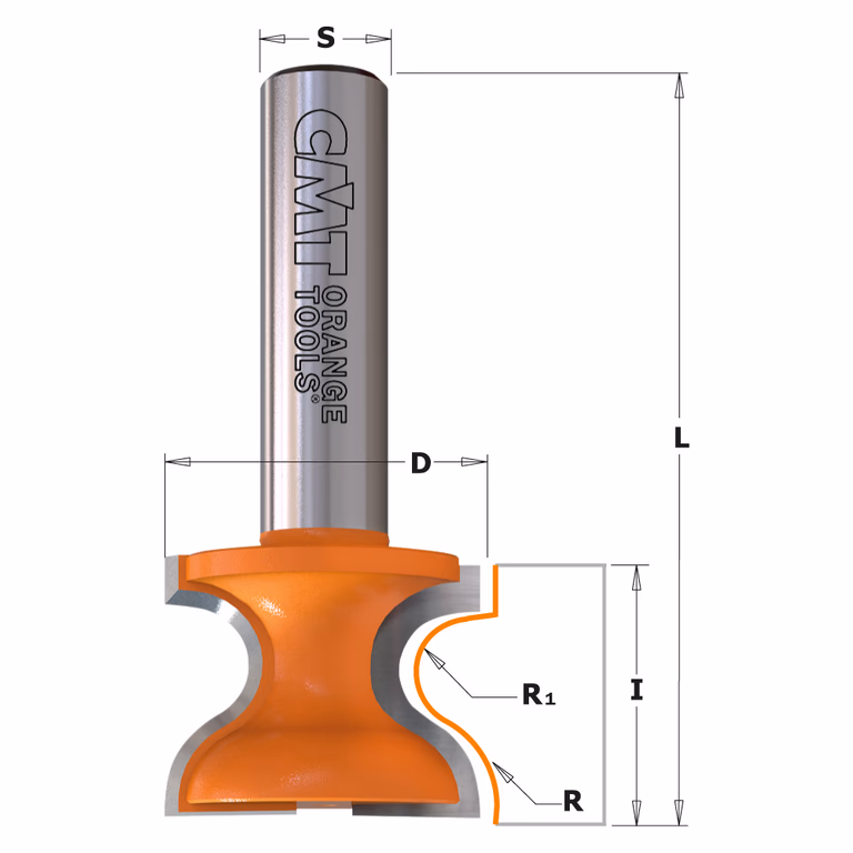 HW vensterbankfrees, HW D=31,7mm L=73mm I=25,4mm · 955.804.11