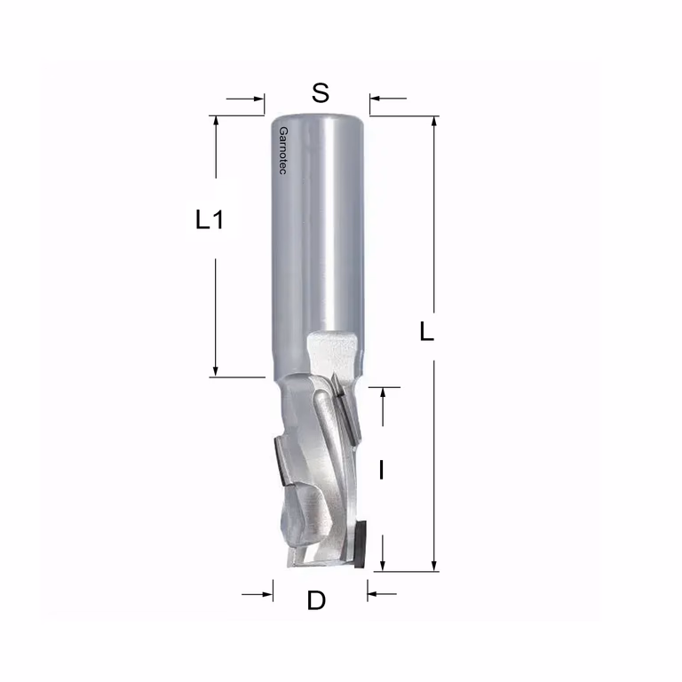 Diamantfrees PCD Z1+1 D=20mm L=95mm I=35mm (4 PCD+1 HM) · 140.401.61