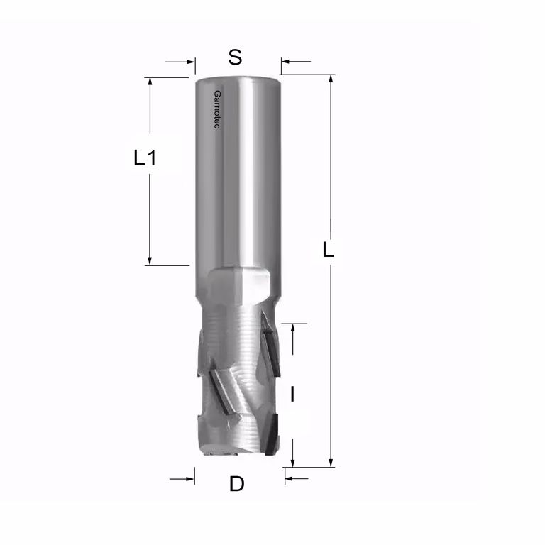 Diamantfrees PCD Z2+2 Nesting PRO D=20mm S=20mm L=94mm I=28mm