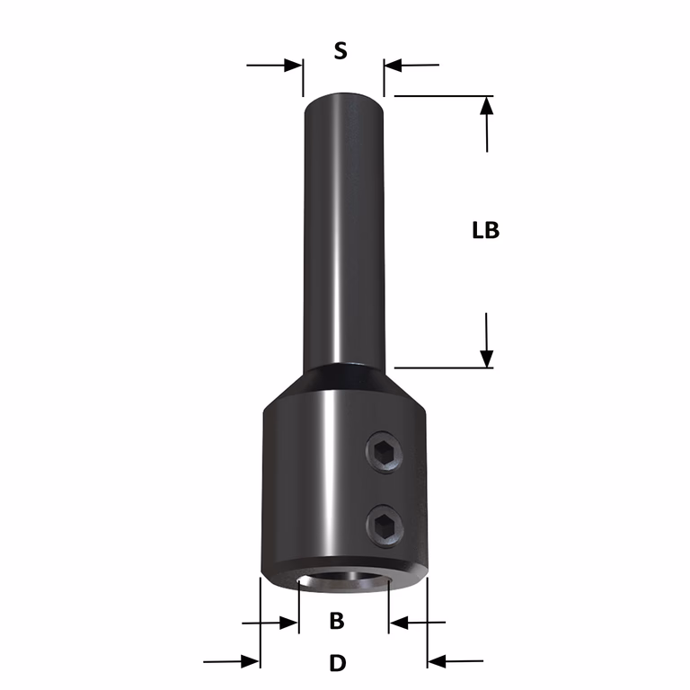 Boorhouder D=19,5mm S=10mm