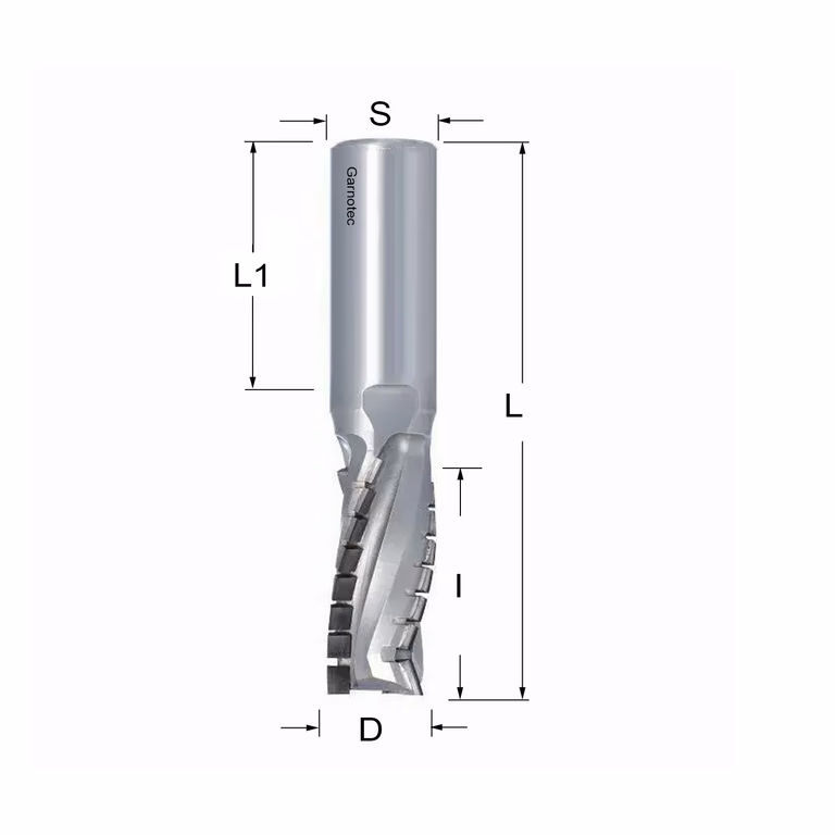 Diamantfrees negatieve PCD Z3+1 Turbo D=20mm L=97mm I=40mm (22+1 PCD)
