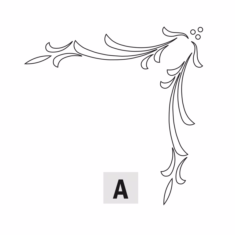 Klassieke hoek - A L=155mm